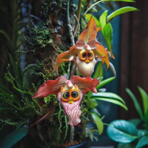 🐵Странна маймунска орхидея-Рядко растение