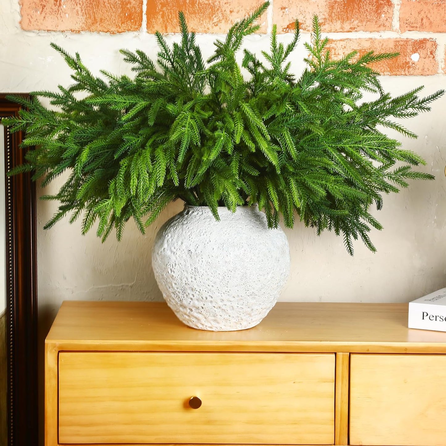 🔥Най-добрата празнична зеленина - реалистични стъбла от норфолкски борови дървета