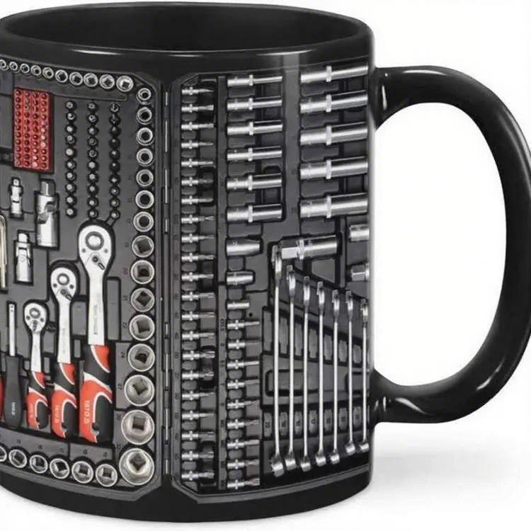 💝Разпродажба за Черен петък 50% ОТСТЪПКА!!⚡Чаша с инструменти за механик🍵