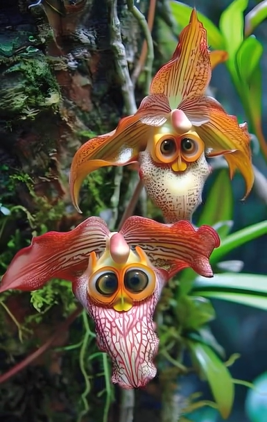 🐵Странна маймунска орхидея-Рядко растение