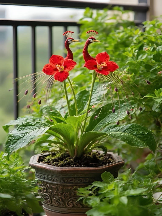 🌺 Семена от паунов цвят семе ✨Лесни за отглеждане